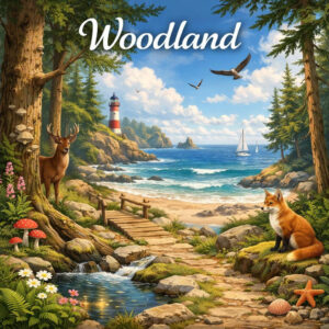 Woodland & Lakes