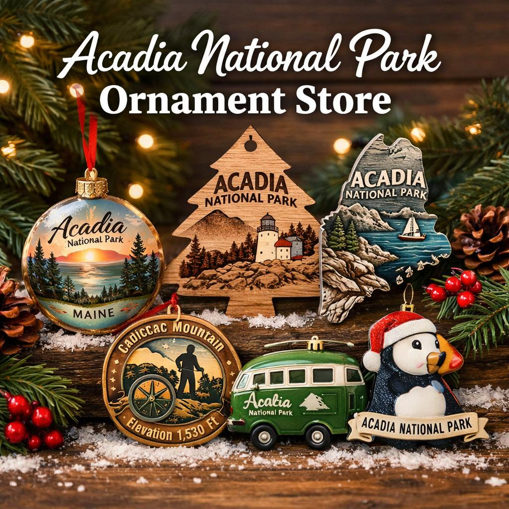 Acadia National Park Ornaments