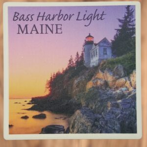 Bass Harbor Light Maine Coaster