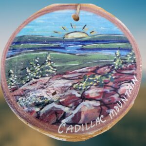 Cadillac Mountain Sunrise Woodsie Ornament