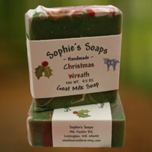 Christmas Wreath Goat Milk Soap