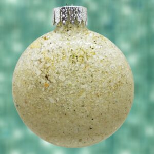 Clam Glass Ball Sea Shell Ornament