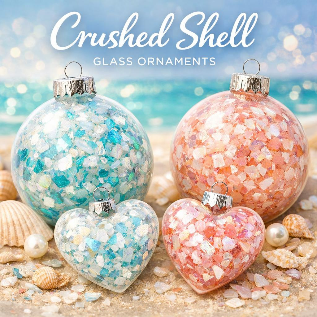 Crushed Shell Ornaments