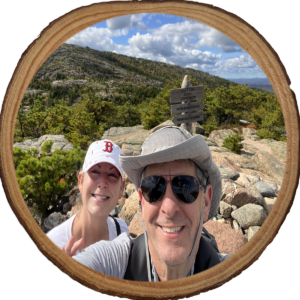 MIke and Michelle Survived the Dorr Mountain Hike in Acadia