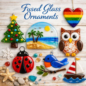 Fused Glass Ornaments