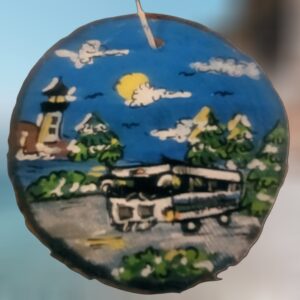 Island Explorer with Lighthouse Ornament