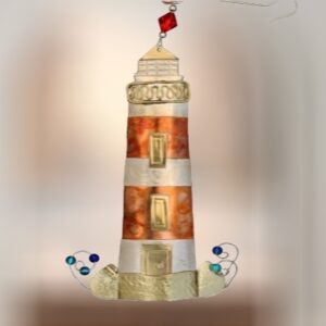 Lighthouse Handcrafted Metal Ornament