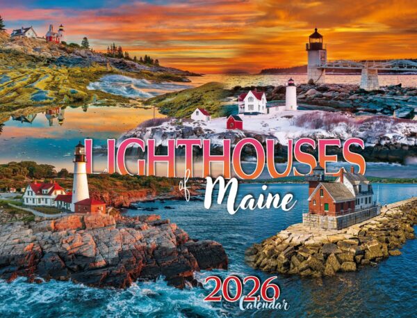 Lighthouse of Maine 2026 Calendar