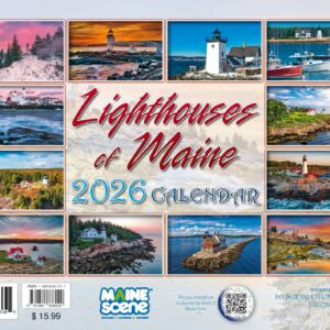 Lighthouses of Maine 2026 Calendar Images