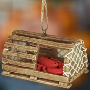 Lobster in Trap Acrylic Resin Ornament