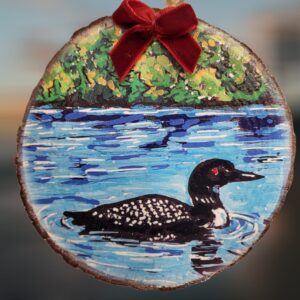 Loon Woodsie Ornament