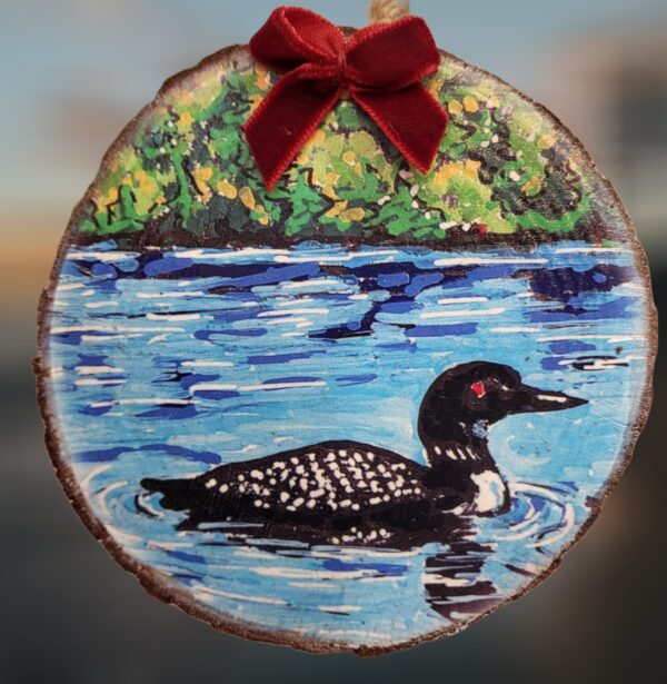 Loon Woodsie Ornament