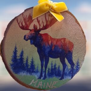 Moose Rustic Woodsie Ornament