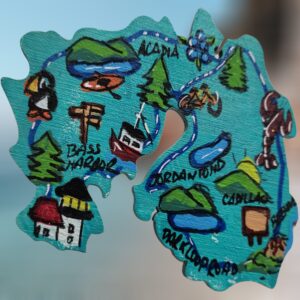Mount Desert Island Maine Scenic Icon Ornament Park Loop Road