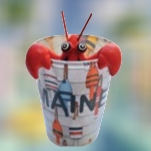 Peeking Lobster Maine Shot Glass