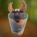 Peeking Moose Maine Shot Glass