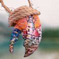 Portland Head Lighthouse Orange Sunset Lobster Claw Ornament