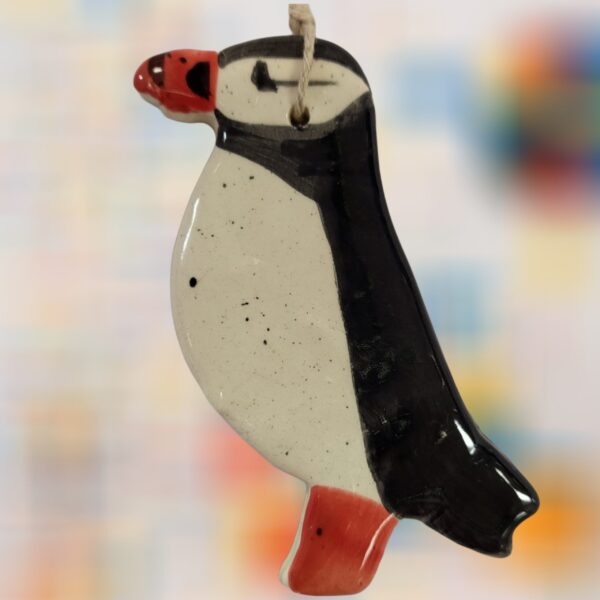 Puffin Ceramic Ornament