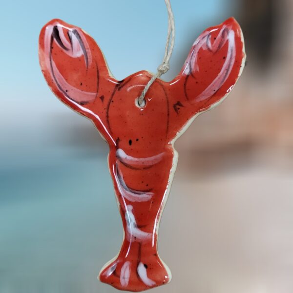 Red Lobster Ceramic Ornament