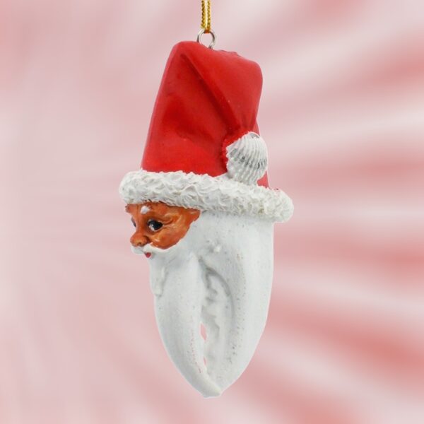 Santa Lobster Claw Resin Ornament
