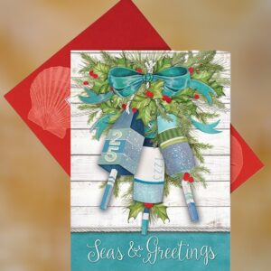 Seasons Greetings Buoys Christmas Cards