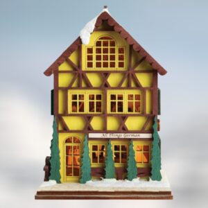 Swiss Chalet Ginger Cottage Wood Ornament