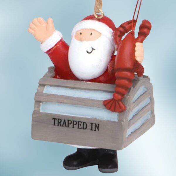Trapped in Maine with Lobster Ornament