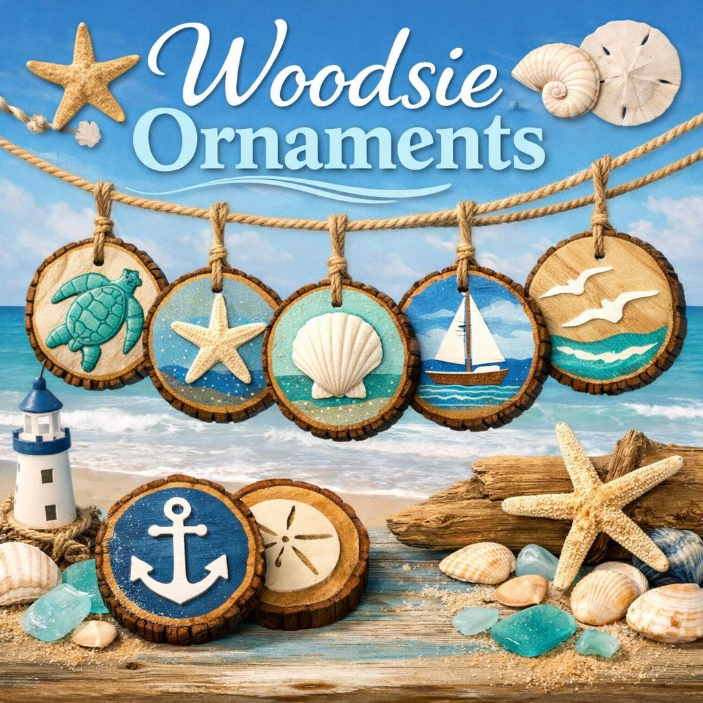 Woodsie Ornaments by Art Sea Gifts from Ellie